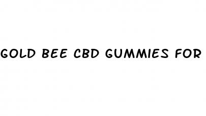 gold bee cbd gummies for sale