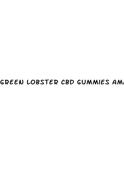 green lobster cbd gummies amazon