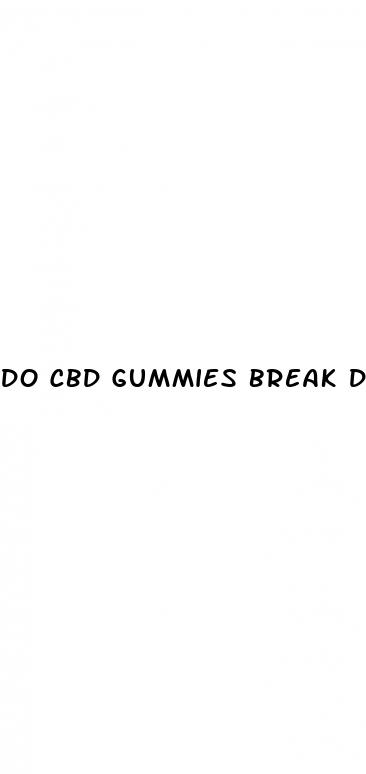 do cbd gummies break down in your liver