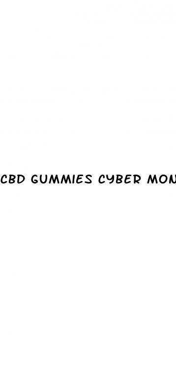 cbd gummies cyber monday