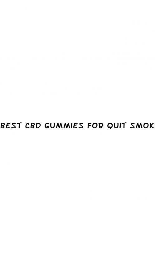 best cbd gummies for quit smoking