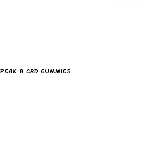 peak 8 cbd gummies