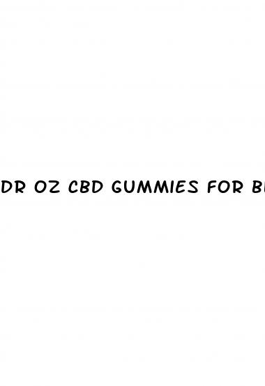 dr oz cbd gummies for blood sugar amazon