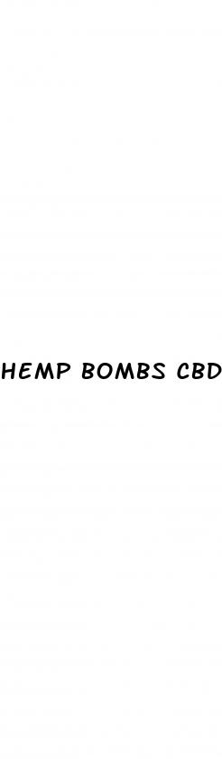 hemp bombs cbd gummies ingredients