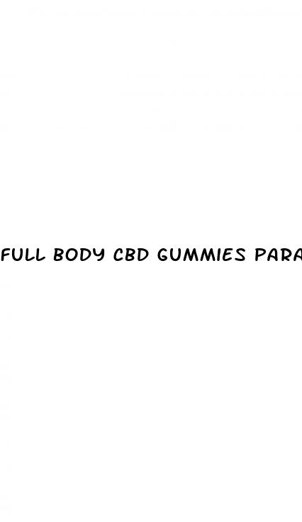 full body cbd gummies para que sirve