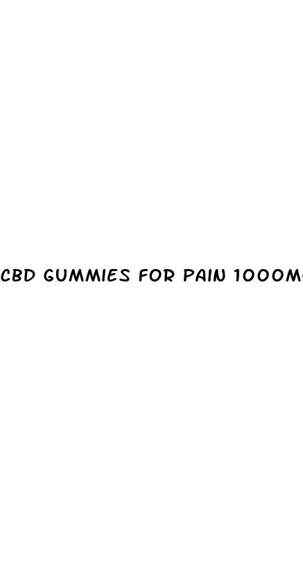 cbd gummies for pain 1000mg amazon