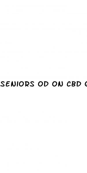 seniors od on cbd gummies