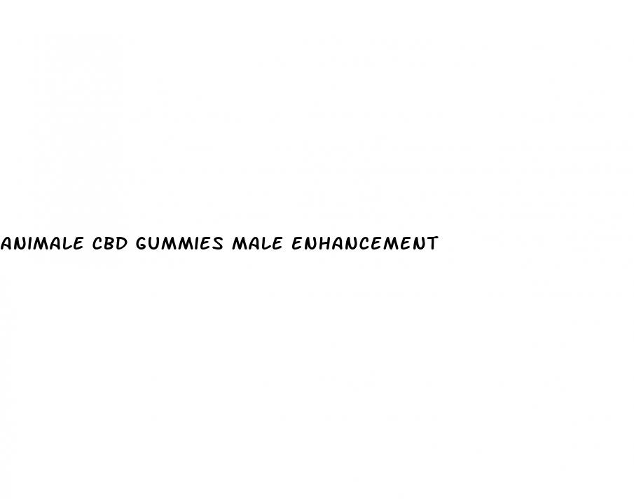 animale cbd gummies male enhancement