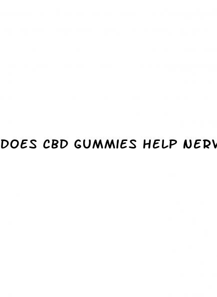 does cbd gummies help nerve pain