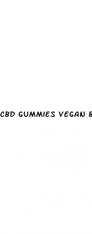 cbd gummies vegan best