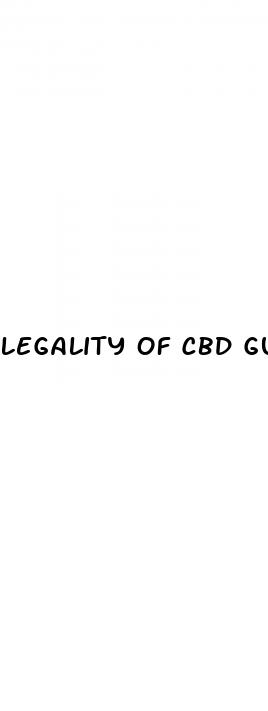 legality of cbd gummies