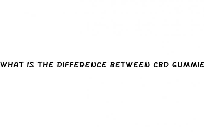 what is the difference between cbd gummies and hemp gummies