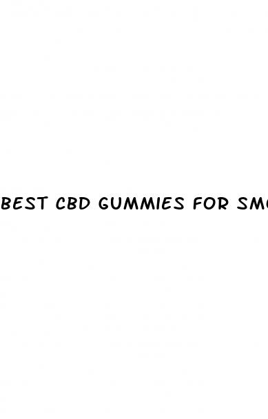 best cbd gummies for smoking