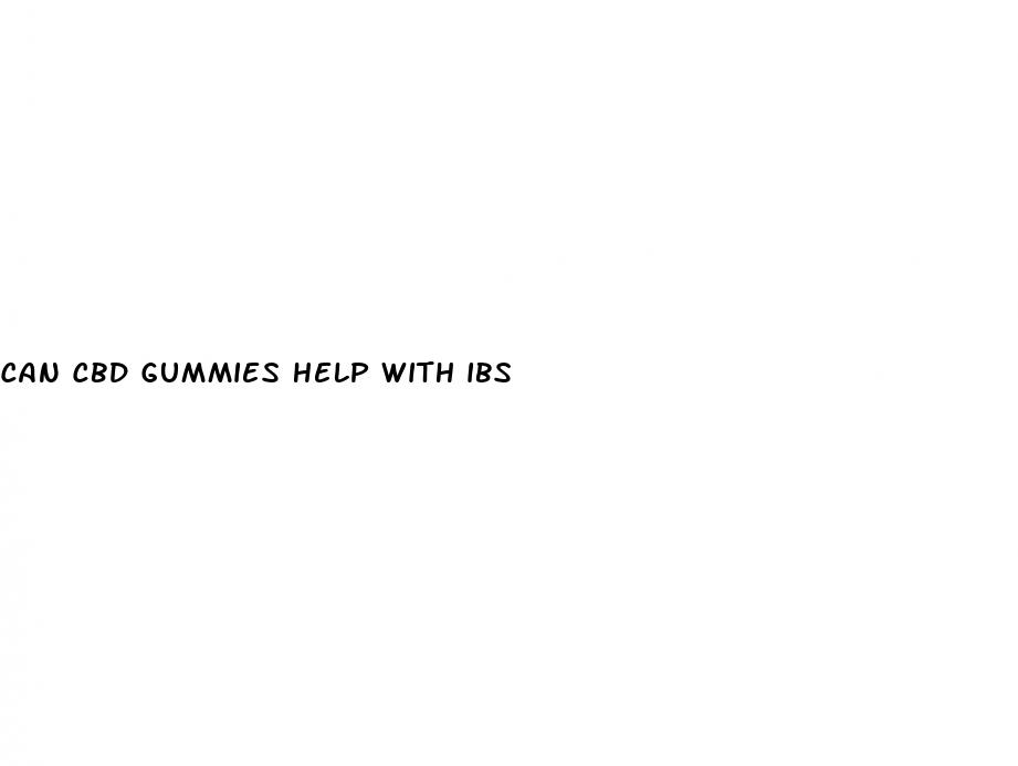 can cbd gummies help with ibs