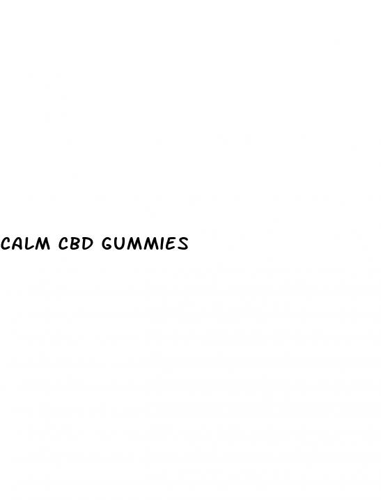 calm cbd gummies