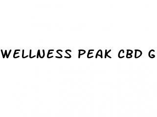 wellness peak cbd gummies review