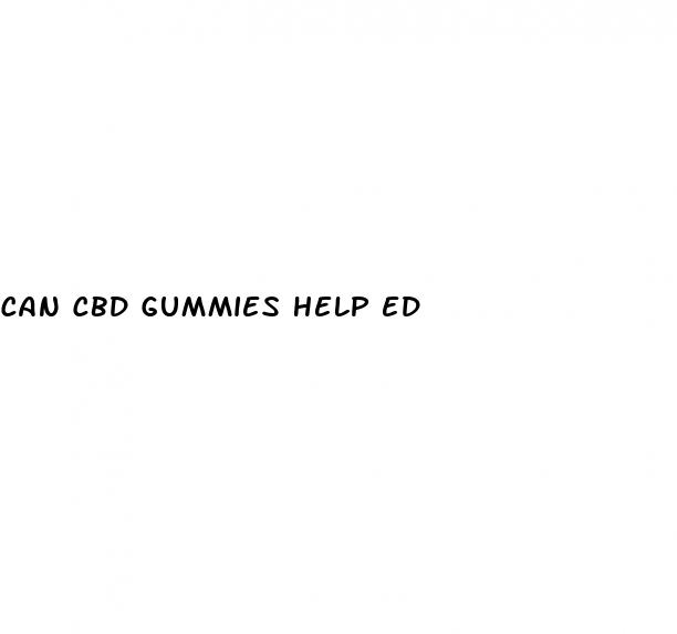 can cbd gummies help ed