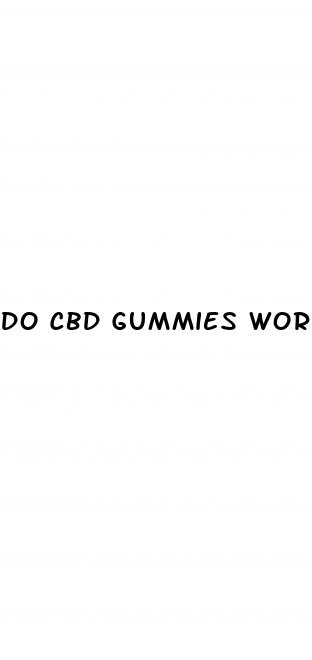 do cbd gummies work for ed