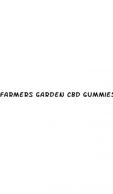 farmers garden cbd gummies cost