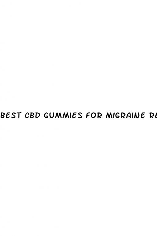 best cbd gummies for migraine relief