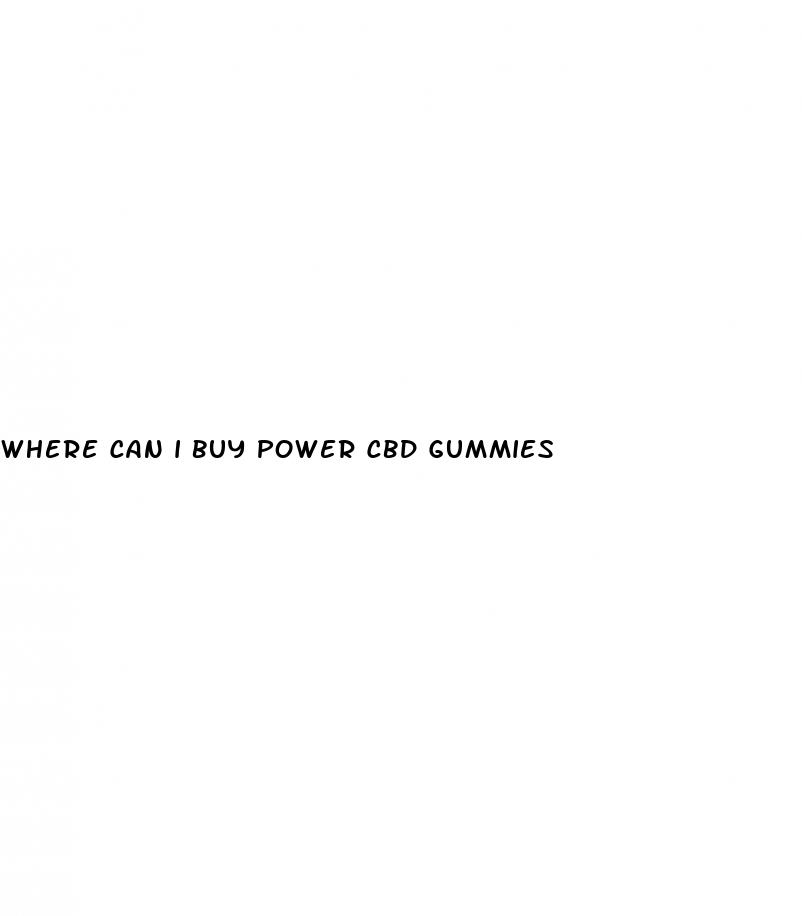 where can i buy power cbd gummies