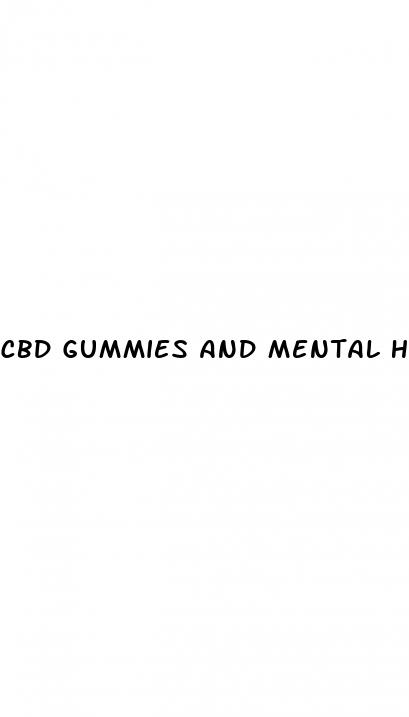 cbd gummies and mental health