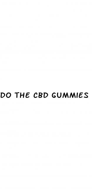 do the cbd gummies work