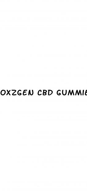 oxzgen cbd gummies