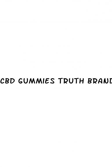 cbd gummies truth brand