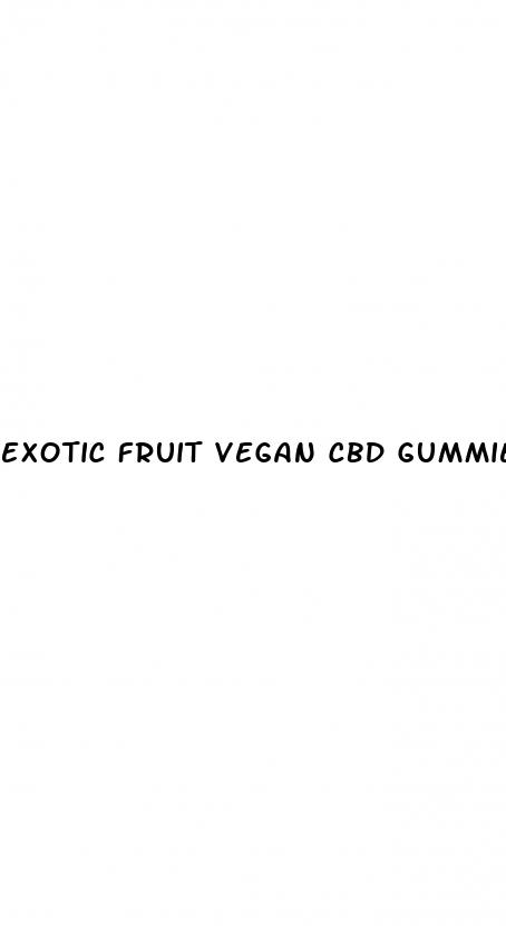 exotic fruit vegan cbd gummies 300mg