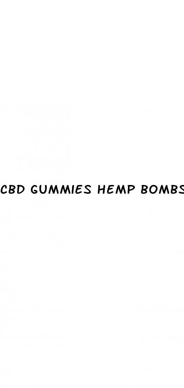 cbd gummies hemp bombs side effects