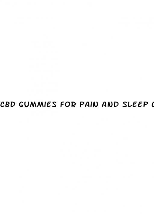 cbd gummies for pain and sleep canada