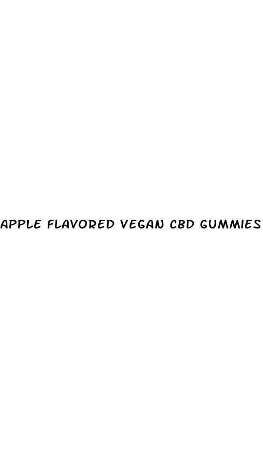 apple flavored vegan cbd gummies