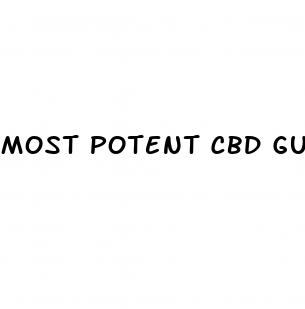 most potent cbd gummies for pain