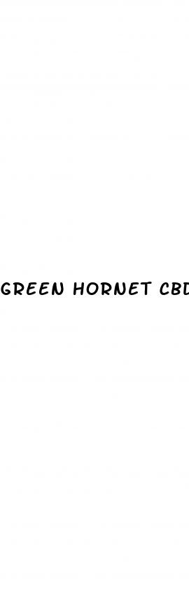 green hornet cbd gummies