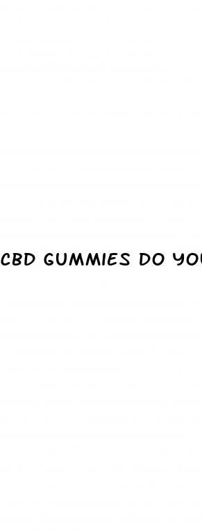 cbd gummies do you take for sleep