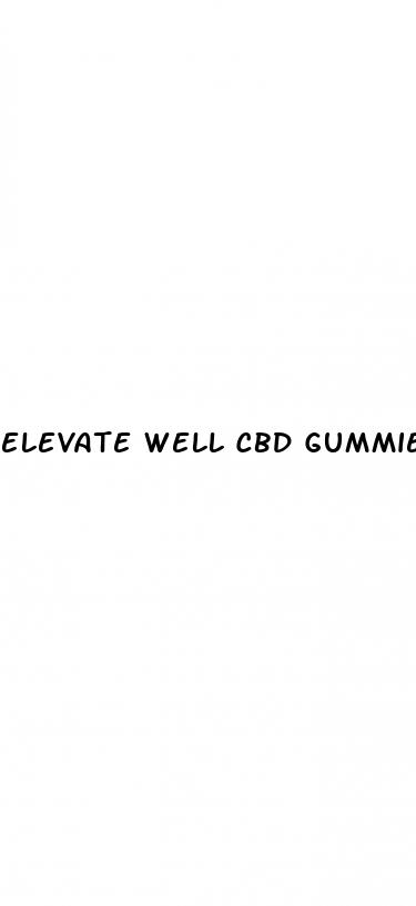 elevate well cbd gummies for tinnitus