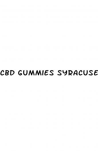 cbd gummies syracuse ny