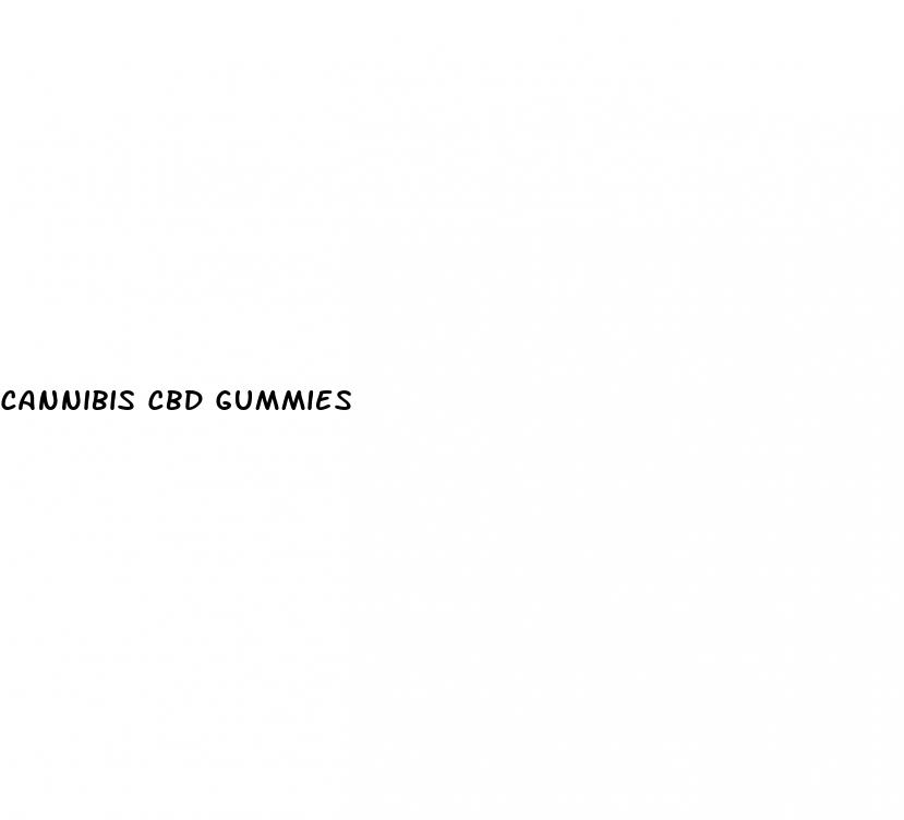 cannibis cbd gummies