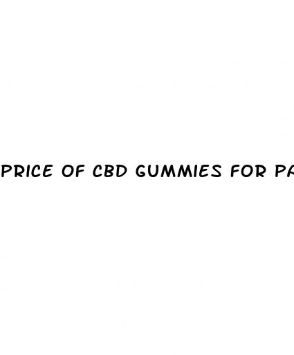 price of cbd gummies for pain