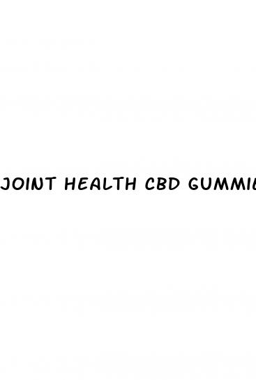 joint health cbd gummies