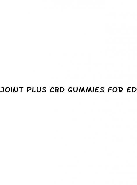 joint plus cbd gummies for ed reviews