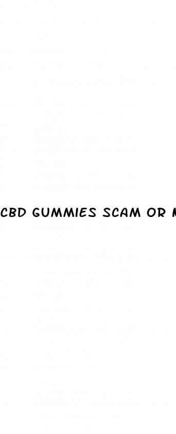 cbd gummies scam or not