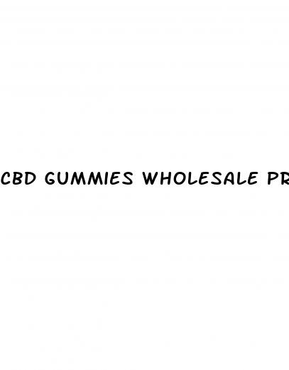 cbd gummies wholesale price