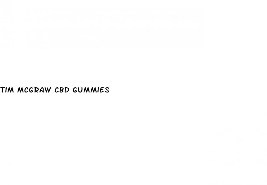 tim mcgraw cbd gummies