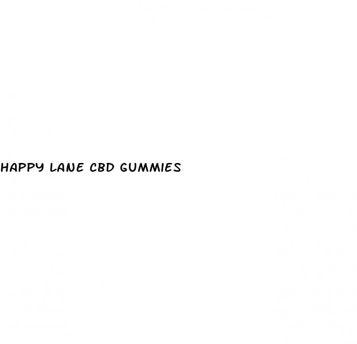 happy lane cbd gummies