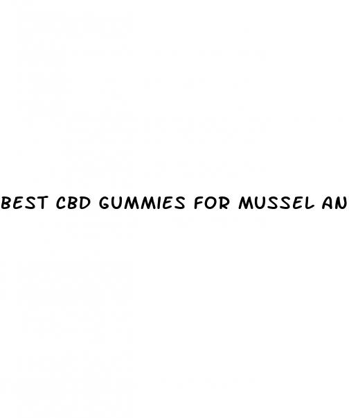 best cbd gummies for mussel and joint relief