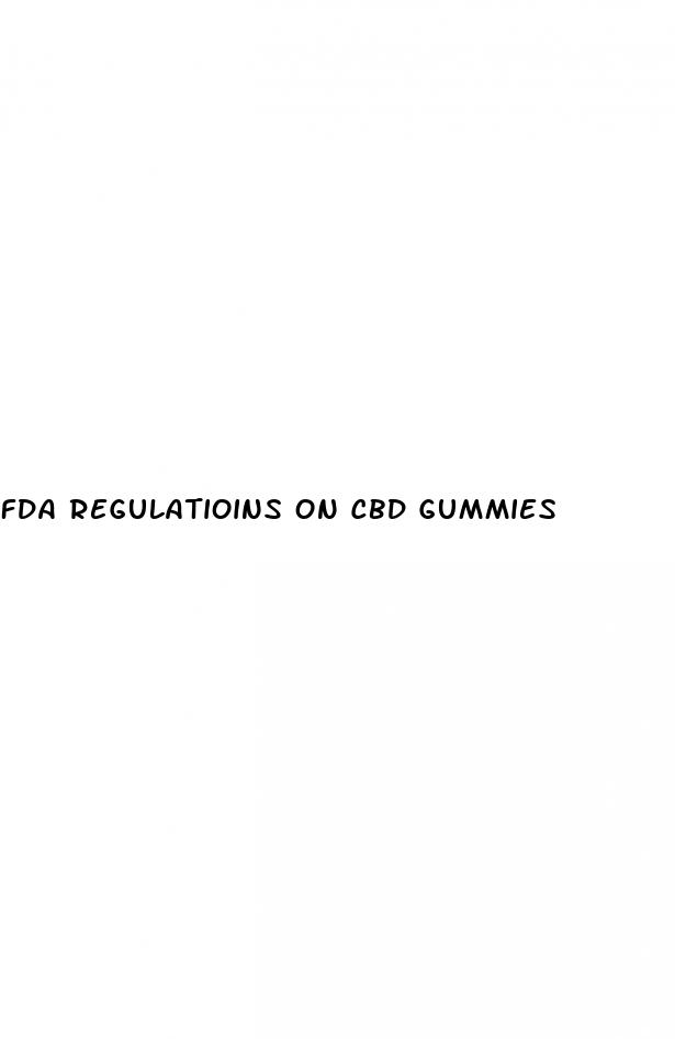 fda regulatioins on cbd gummies