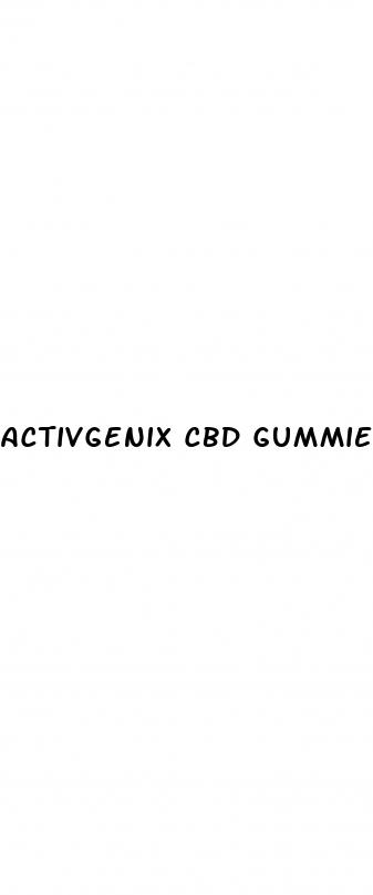 activgenix cbd gummies cost