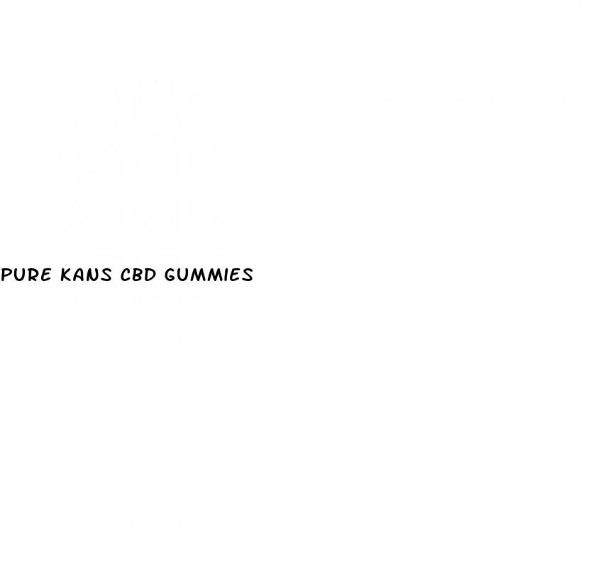 pure kans cbd gummies